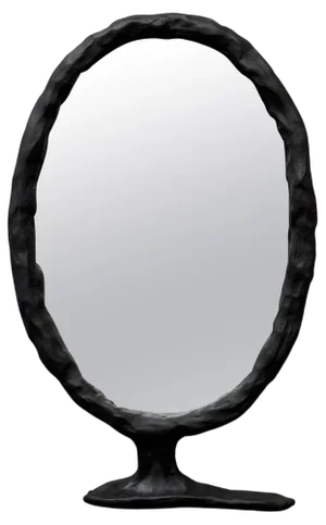 Abstract Wood Mirror by Atelier Monochrome