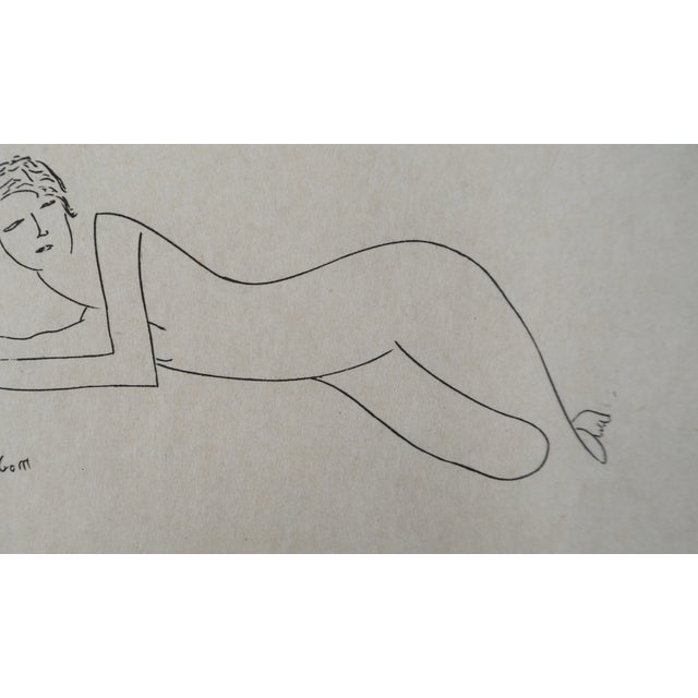 Amedeo Modigliani, Reclining Woman, Engraving For Sale - Image 4 of 7