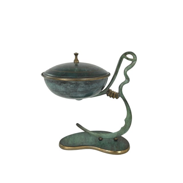 Mid Mod Brass Candy Dish For Sale In Los Angeles - Image 6 of 6