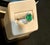 Metal 6x8mm Oval Cut Natural Emerald & 1 Ct Natural Diamond Halo Engagement Ring For Sale - Image 7 of 8