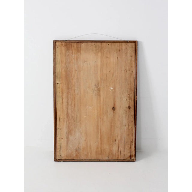 Vintage Chinese Plaster Painting For Sale - Image 4 of 12