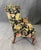 Vintage Queen Anne Upholstered Wingback Chair For Sale - Image 4 of 15