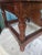 Wood Carved Mahogany Bed Library Step For Sale - Image 7 of 11