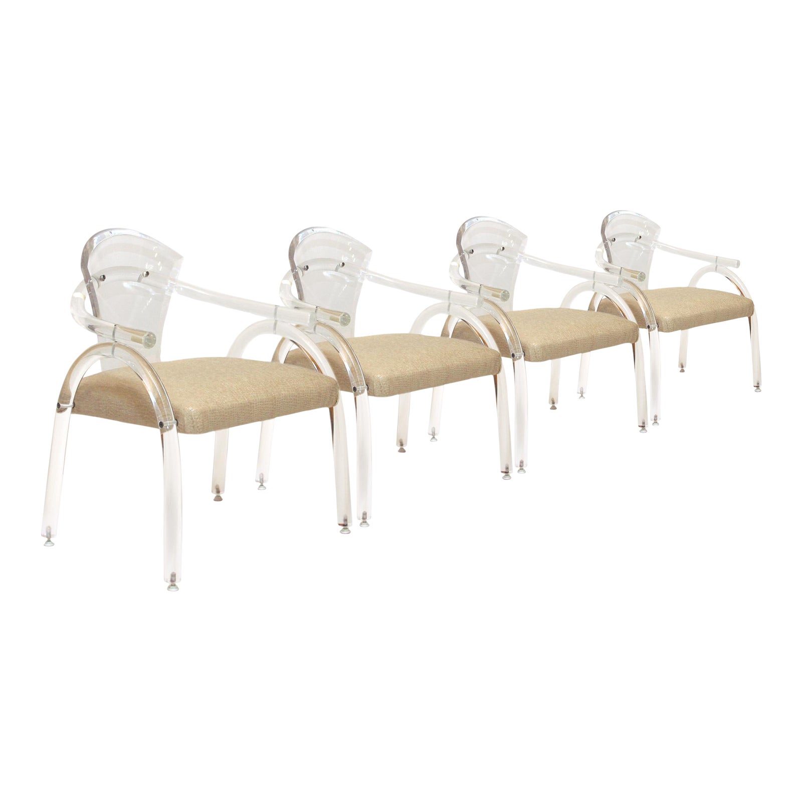 Vintage Attributed to Charles Hollis Jones Chairs - Set of 4 | Chairish