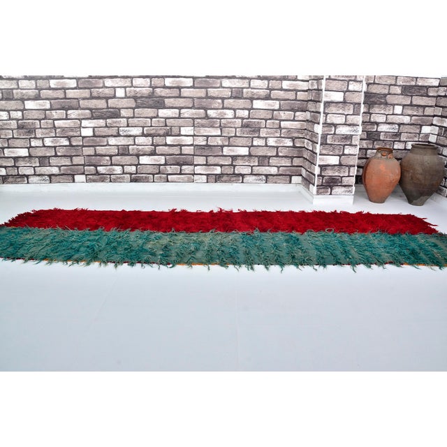 Textile Vintage AngORA Wool Kurdish Rug For Sale - Image 7 of 10