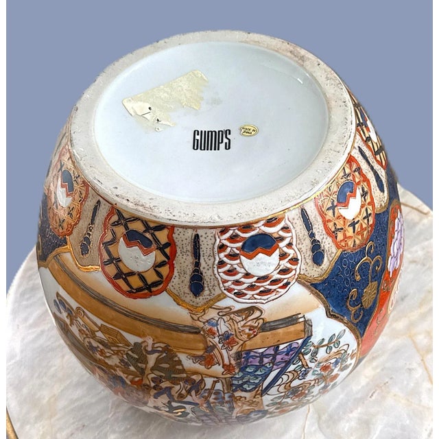 Gump's Exclusive - Large Mid-Century Export Ginger Jar For Sale In New York - Image 6 of 10