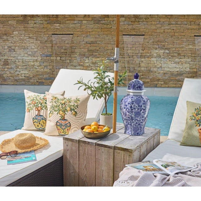 This beautiful tapestry cushion is finely woven by skilled weavers on traditional Jacquard Tapestry looms. The tapestry...