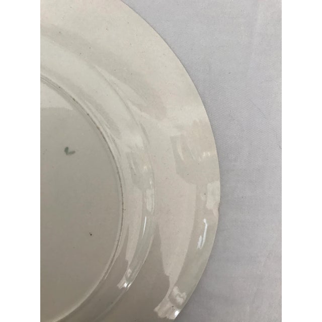 Antique Johnson Bros. Art Deco Les Fontaines Paris Exposition 1925 Hand Painted Luncheon Plates, Set of 2 For Sale - Image 9 of 10