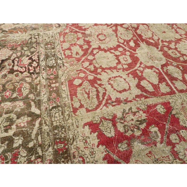 Galerie Shabab Collection Early 20th Century Persian Tabriz Carpet For Sale In New York - Image 6 of 10