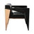 "Arcadia" Chair With Stainless Steel and Bronze, Handcrafted For Sale In Los Angeles - Image 6 of 8