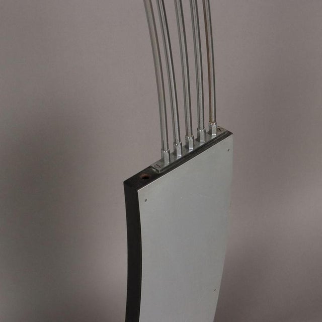 Vintage Floor Lamp in Aluminium and Metal, 1970s For Sale - Image 5 of 10