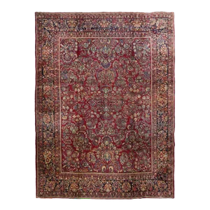 Antique Sarouk Rug 9'1'' X 12'0''