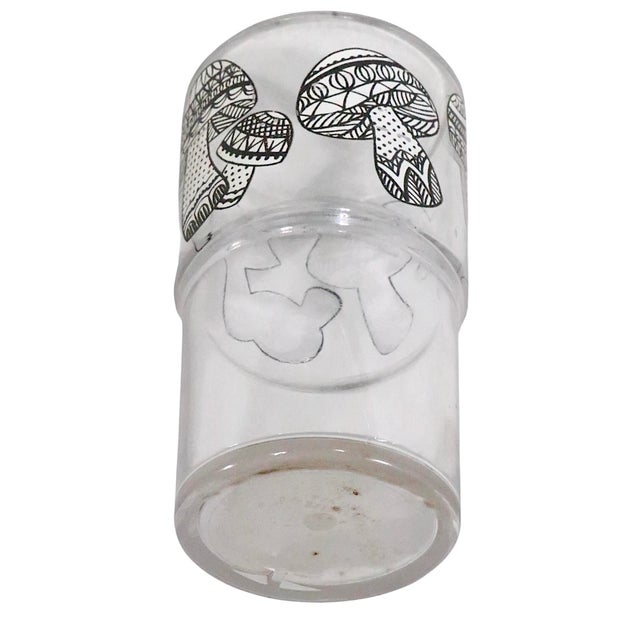 Classic set of vintage drinking glasses made by H. J. Stotter Inc circa 1970's. The stackable acrylic tumblers feature...