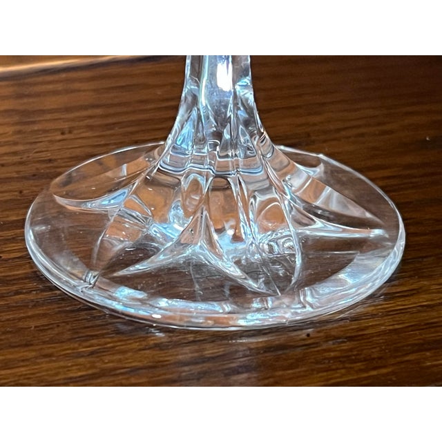 Glass Villeroy & Boch Anemone Etched Floral Crystal Liquor Glasses - Set of 8 For Sale - Image 7 of 12