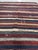 Vintage Multi-Stripes Flat Woven Kilim Wall-hanging or floor cloth Rustic faded style Size: 44"W x 62"L