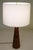 Wood Mid Modern Miller Turned Solid Walnut Cone Table Lamp Marshall Martz Studio 1950 For Sale - Image 7 of 11
