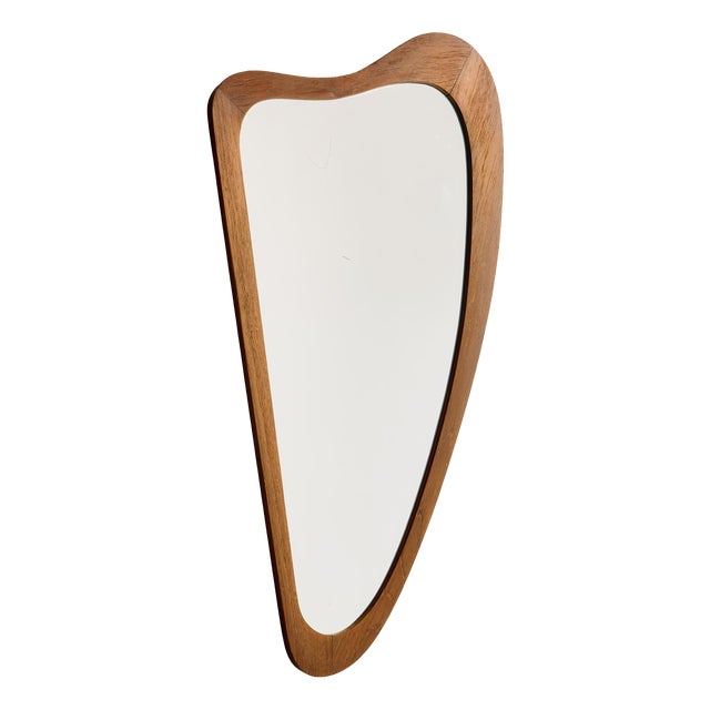 Teak Framed Mirror, 1960s For Sale