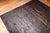 Late 20th century black mohair rug