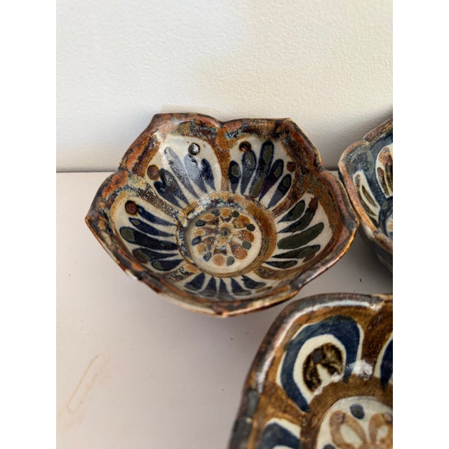 Mid 20th Century Mid 20th Century Ken Edwards El Palomar Lotus Bowls - Set of 7 For Sale - Image 5 of 9