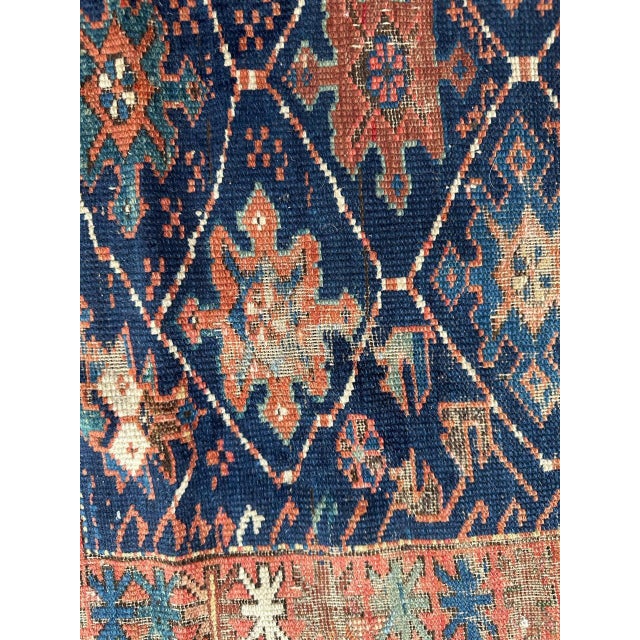 Blue Late 19th Century Caucasian Shirvan Rug, 1890s For Sale - Image 8 of 18
