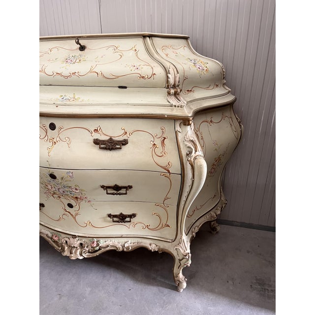 Venetian Cabinet with Flap, 1890s For Sale - Image 5 of 8