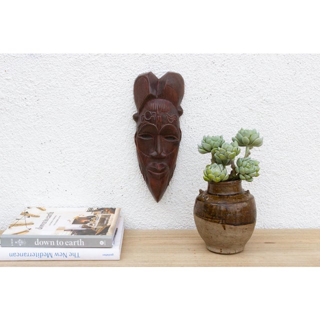 Forest Brown Kwele African Wall Art For Sale - Image 9 of 9