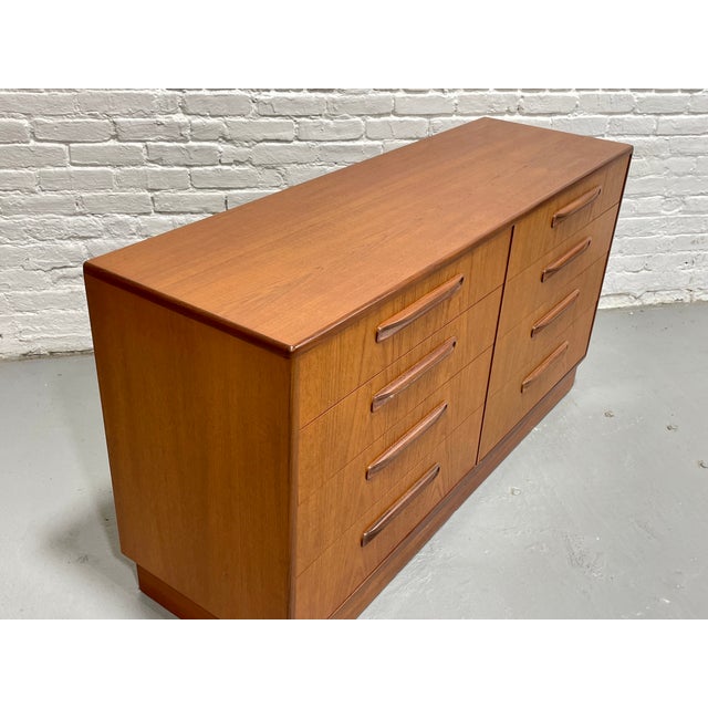 Brown Mid Century Modern Teak Double Dresser by G-Plan, C. 1960's For Sale - Image 8 of 12
