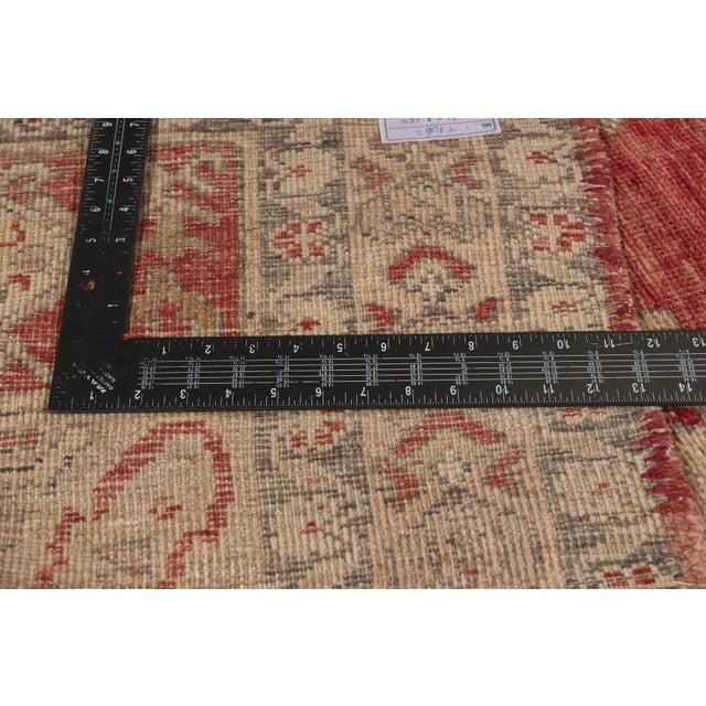 Textile Vintage Turkish Oushak Rug, 04'11 X 11'02 For Sale - Image 7 of 10