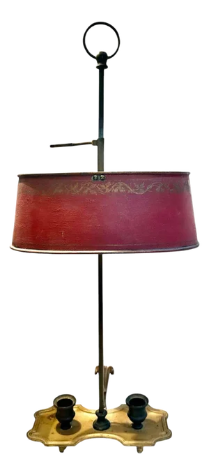 19th Century Early Napoleon III French Bouillotte Lamp