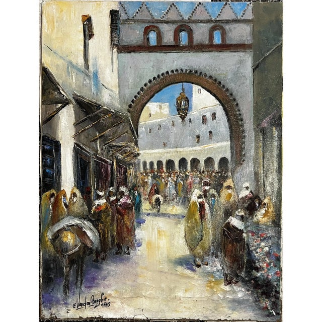 René Alphonse Van Den Berghe, Erik the Belgian, 1990s, Oil on Canvas For Sale - Image 6 of 9