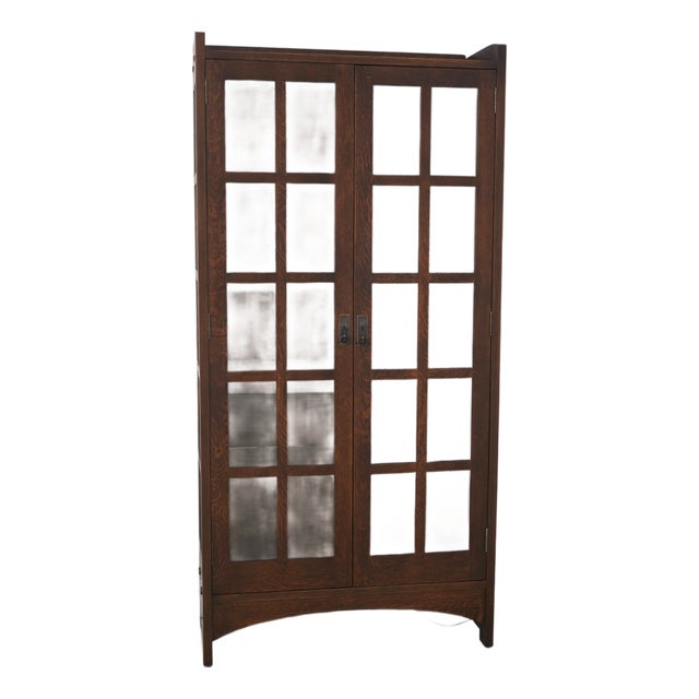 Stickley Mission Oak Arts & Crafts Bookcase For Sale