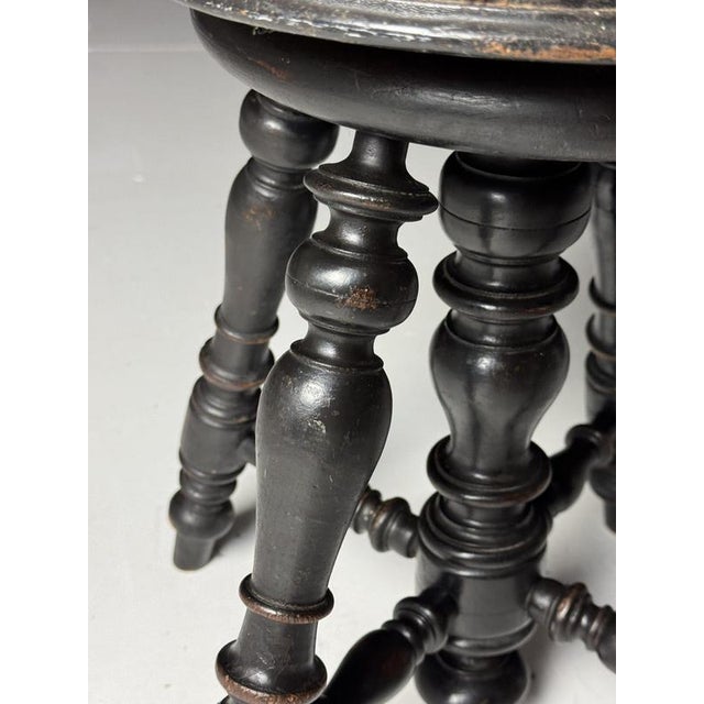 Antique Piano Stool, 1900s For Sale - Image 9 of 14