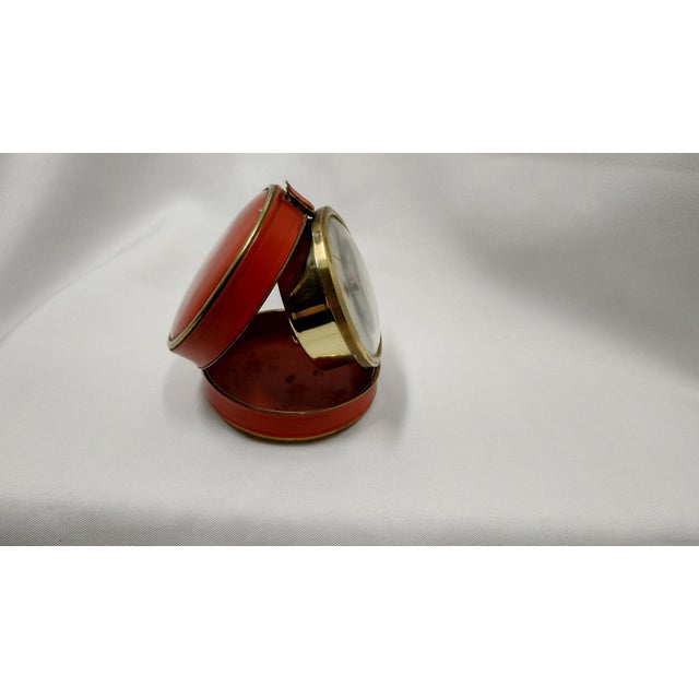 Mid 20th Century 1960’s French Folding Travel Alarm Clock Henric by Jaz For Sale - Image 5 of 9