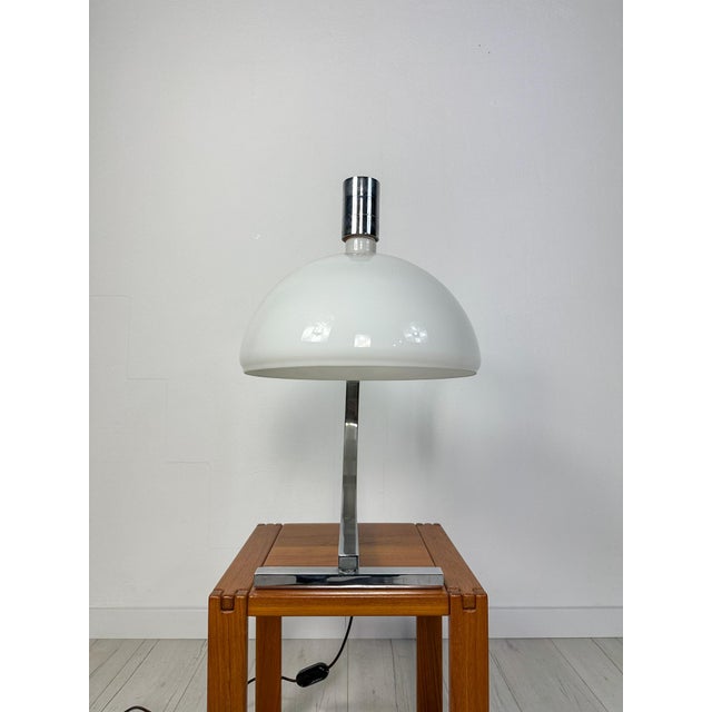 Mid-Century Modern Vintage Italian Table Lamp by Franco Albini Asc1 for Sirrah, 1960s For Sale - Image 3 of 8