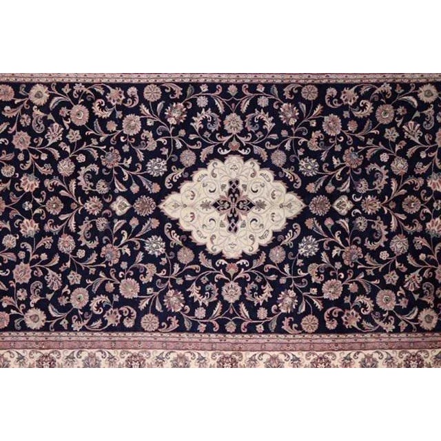 1990's Indo Tabriz Rug, 10'3" X 19'9" For Sale - Image 4 of 11