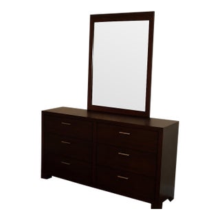 Contemporary Dresser With Detachable Mirror For Sale