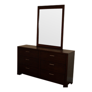 Contemporary Dresser With Detachable Mirror