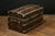 Wood 19th Century Domed Leather Trunk, 1920s For Sale - Image 7 of 11
