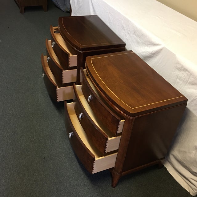 Thomasville Bogart Collection Nightstands A Pair Chairish
