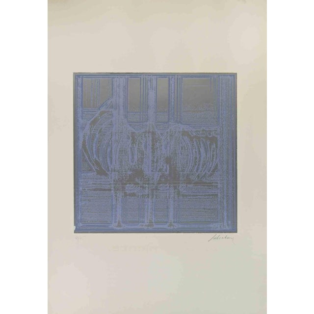 Salvatore Provino, Abstract Composition, Screen Print, 1970s For Sale