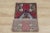 Red 1970s Turkish Vintage Oushak Doormat Rug For Sale - Image 8 of 9