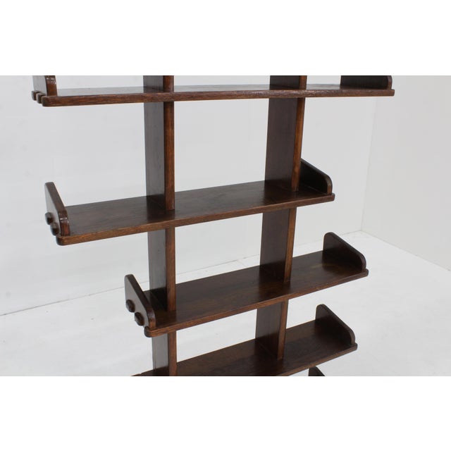 Vintage Brutalist Bookcase, 1970s For Sale - Image 6 of 9