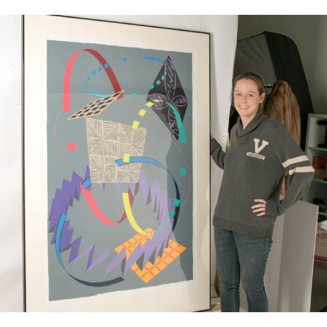 William Conlon, "Untitled " , Poster,15th Annual Community Holiday Festival , 1985. For Sale - Image 4 of 8