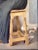 19th Century Antique KPM Painted Porcelain Wall Plaque "The Girl With Doves" Signed Wagner, 19th. Century. Exquisite Frame For Sale - Image 5 of 12