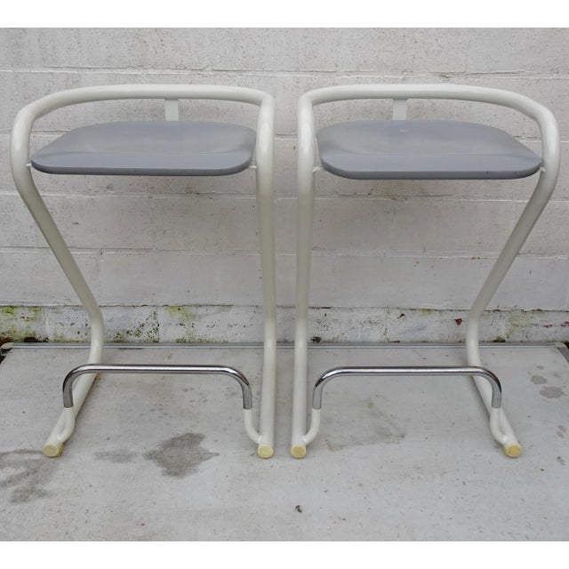 Space Age Stackable Stools by Borge Lindau & Bo Lindekrantz for Lammhults, 1970s, Set of 2 For Sale - Image 17 of 17