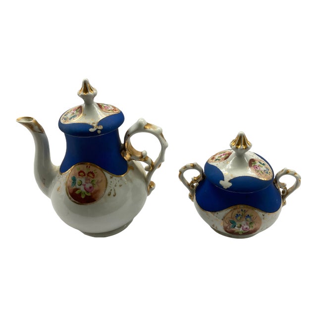 Vintage Porcelain Tea Set For Sale