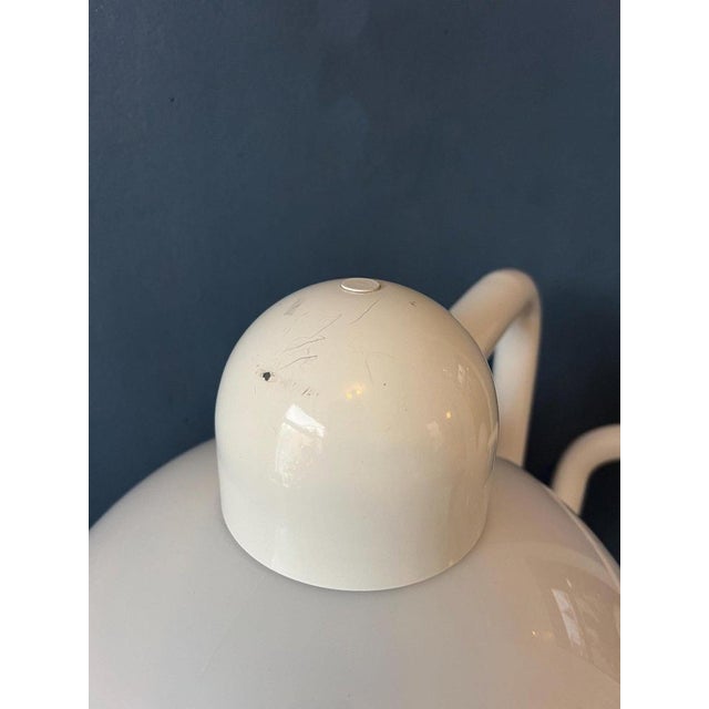 White Vintage Space Age White Acrylic Glass Floor Lamp For Sale - Image 8 of 11