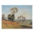 Mid 20th Century Windswept Impressionist Landscape Painting For Sale