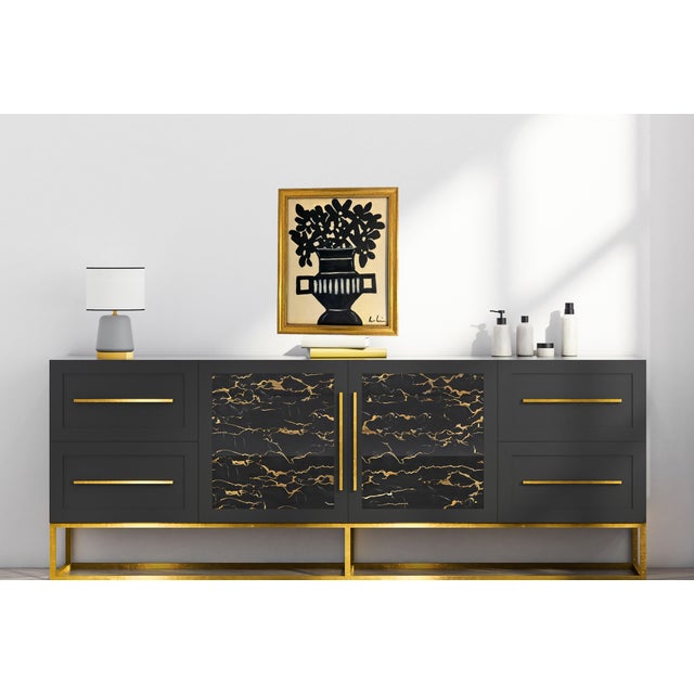 Paint Contemporary Abstract Expressionist Painting by Bryan Boomershine Framed For Sale - Image 7 of 9