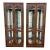 1970s Drexel Heritage Old Continent Collection French Country Illuminated Display Cabinets- A Pair For Sale